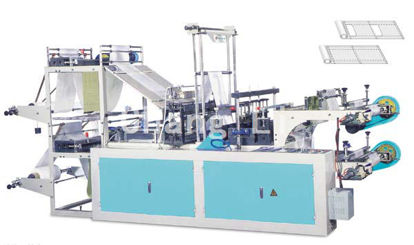 GJHD微电脑控制高速连卷背心袋制袋机